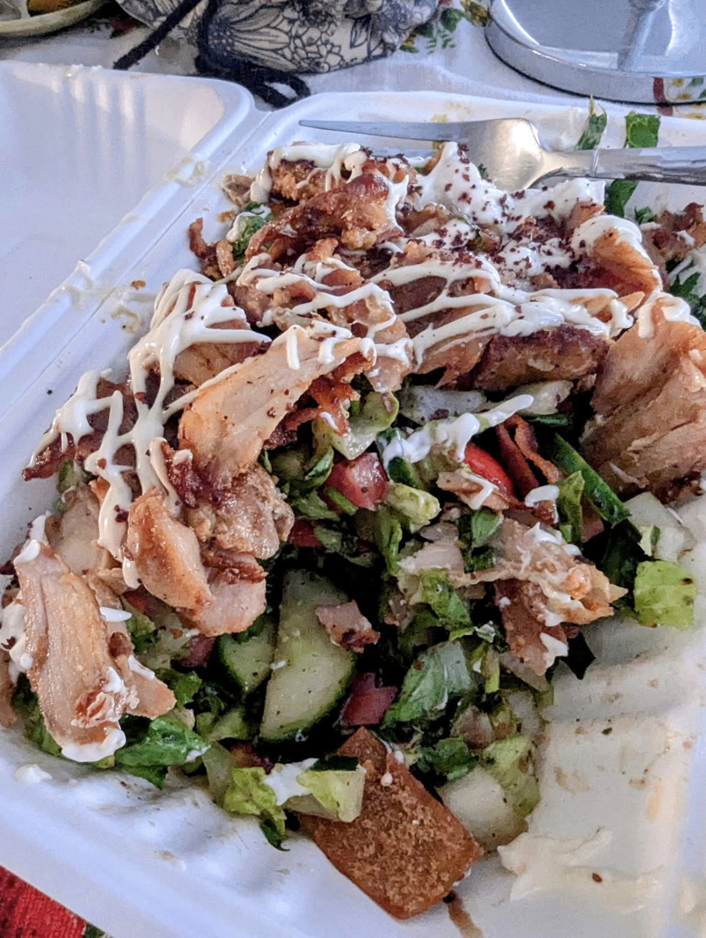 Chicken Shawarma Salad Bowl at Shekho's Shawarma in Thunder Bay